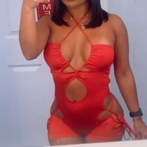 Custom Made Halter Bartending Outfit